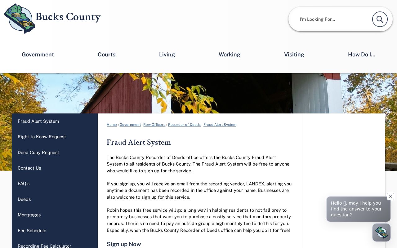 Middletown Township residents directory Bucks County fraud alert